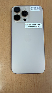 Apple iPhone 16 Pro Max 256Gb Desert Titanium v heas korras (1 foto / 2)