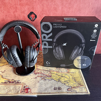 Наушники Logitech G Pro X 2 Lightspeed + Подставка (Грантия
