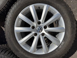18" Volkswagen originaalveljed 5x130 + uued naastrehvid (4 foto / 7)