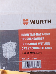 Tööstuslik märg- ja kuivtolmuimeja Würth ISS 30-L (8 foto / 8)
