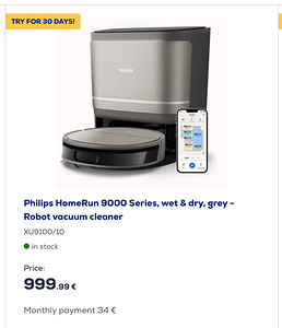 Philips HomeRun 9000 Series, wet & dry Robot vacuum cleaner (4 foto / 4)