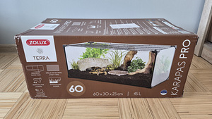 Террариум KARAPAS PRO Zolux 60×30×25 45L. (1 фото из 3)