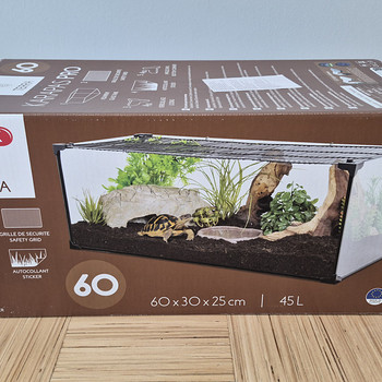 Террариум KARAPAS PRO Zolux 60×30×25 45L.
