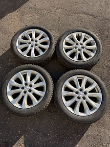 19" Mazda originaalveljed 5x114,3 + naastrehvid 225/55/19 (4 foto / 8)