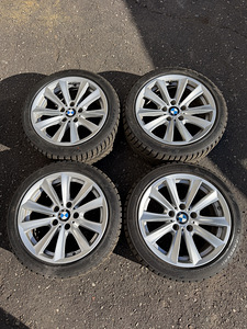 17" BMW style 236 originaalveljed 5x120 + naastrehvid 225/45 (7 foto / 7)