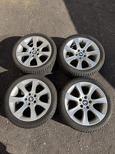 18" BMW style 124 originaalveljed 5x120 + naastrehvid 245/40 (4 foto / 8)