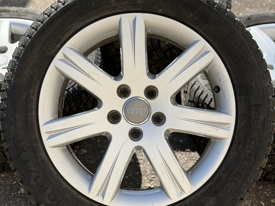 17" оригинальные диски Audi 5x112 + шипованные шины 235/50/17