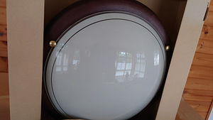 Pruuni puiduga laelamp 30 cm (1 foto / 1)