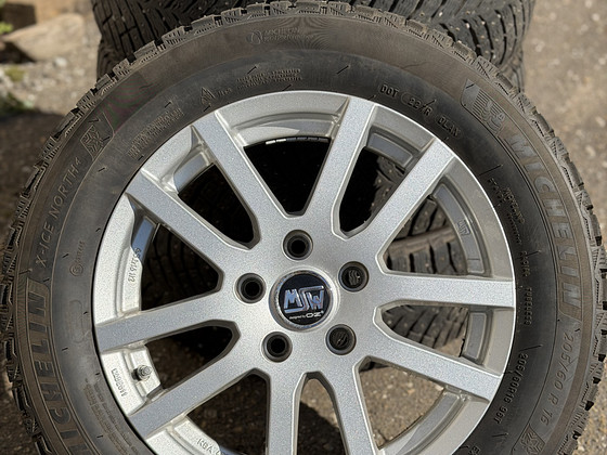 16" диски MSW 5x114,3 + шины 205/60/16 + датчики