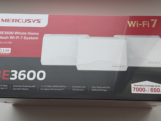 Mercusys HALO H27BE Dual-Band Wi-Fi 7 Router , 3 pcs