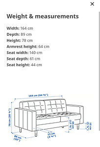 2-Seater Leather Sofa LANDSKRONA (2 foto / 6)