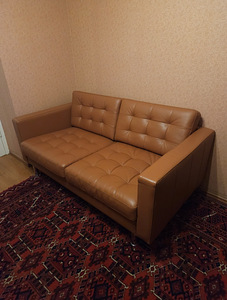 2-Seater Leather Sofa LANDSKRONA (3 foto / 6)
