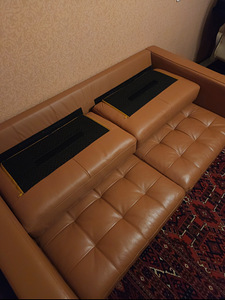 2-Seater Leather Sofa LANDSKRONA (5 foto / 6)