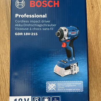 Bosch Professional ударный шуруповёрт GDR 18V-215