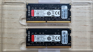 16GB (2x8GB) DDR4 2400 CL14 260 HYPERX-KINGSTON SODIMM комплект (1 фото из 3)