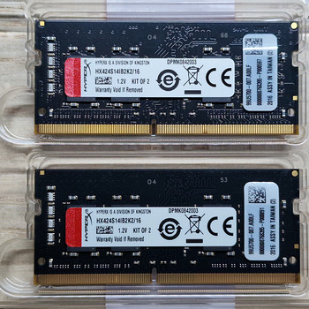 16GB (2x8GB) DDR4 2400 CL14 260 HYPERX-KINGSTON SODIMM комплект