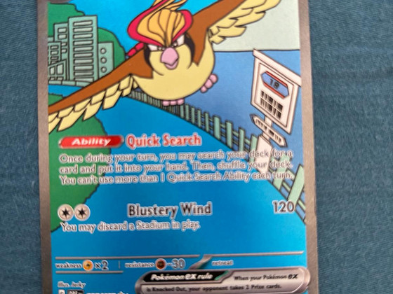Pidgeot ex (225/197) pokemoni card