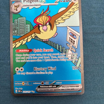 Pidgeot ex (225/197) pokemoni card