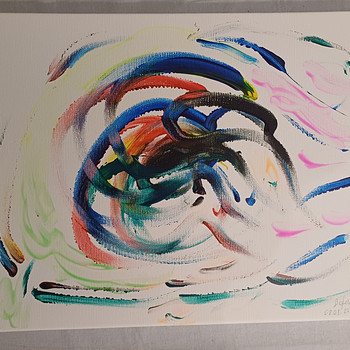 Akrüülvärvi käsitöö kunst erivõimetega