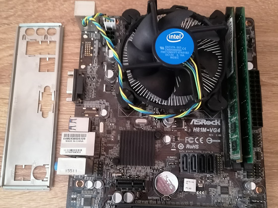 Asrock h81m-vg4 i5 4460 2x8gb