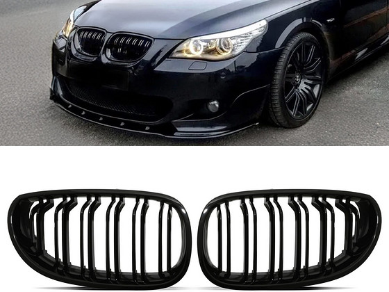 BMW E60/61 mustad läikivad neerud