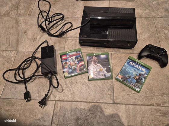 Microsoft Xbox One + Kinect + 3 mängu