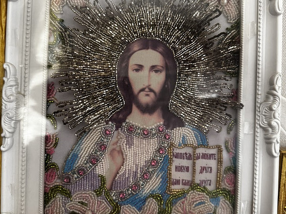 Икона из бисера