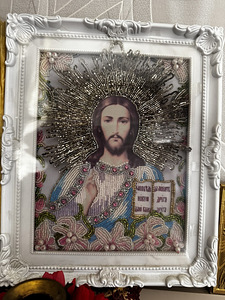 Икона из бисера (1 фото из 2)