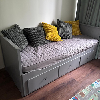 IKEA HEMNES päevavoodi, hall, 80×200, madratsid kaasa