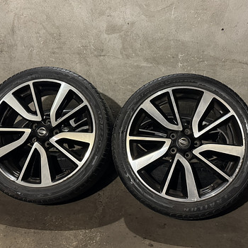 Оригинальные диски Nissan Qashqai ’19 5x114,3 с летними шинами