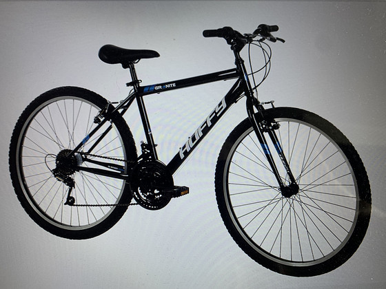 Новый чёрный велосипед Huffy Granite Mountain 26 дюймов, имп