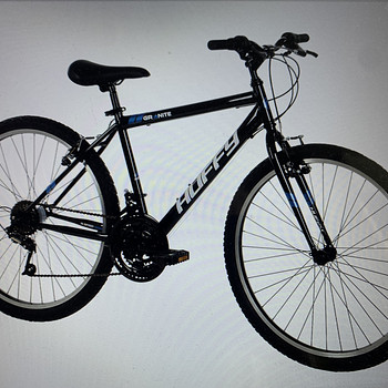 New Huffy 26 in Granite Mountain black bike imported from US