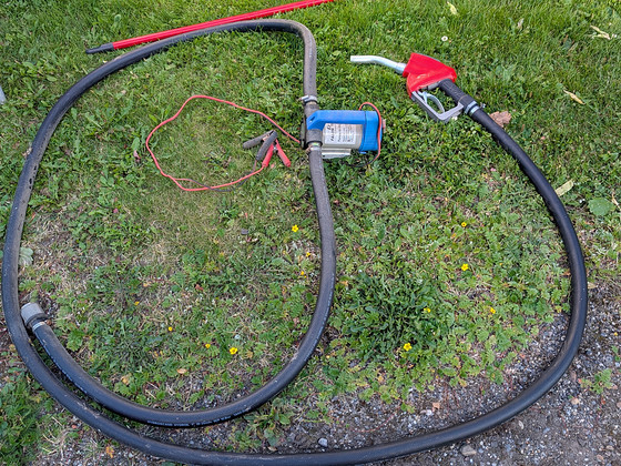 Kütusepump + püstol + 200L vaat