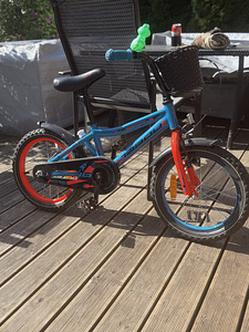 Детский велосипед TABOU Rocket CS ALU, 16″ чёрно-оранжевый (2 фото из 7)