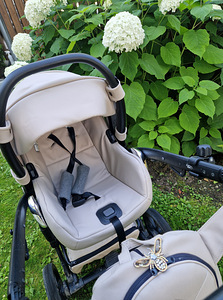 Детская коляска Junama Space Eco 3 в 1, Beige/Latte (4 фото из 6)