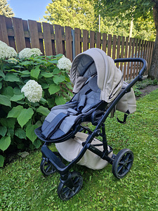 Детская коляска Junama Space Eco 3 в 1, Beige/Latte (5 фото из 6)