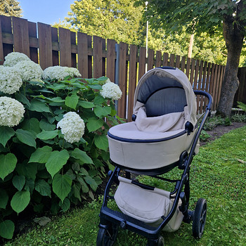 Lastekäru Junama Space Eco 3 in 1, Beige/Latte