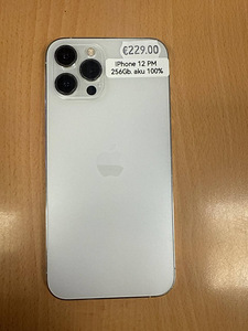 Apple iPhone 12 Pro Max 256Gb Silver heas seissukorras (1 foto / 1)