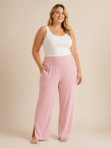Preemium Lenzing Modaal Vabaaja Püksid Soft Flow Pink M-2XL (3 foto / 10)