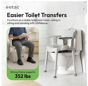 Sanitaarse varustusega tool-tugitool Etac Swift Commode (4 foto / 8)
