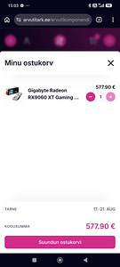 Gigabyte Radeon RX9060 XT Gaming OC ICE 16GB (1 фото из 1)