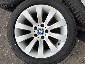 17" BMW style 244 originaalveljed 5x120 + naastrehvid 225/50 (1 foto / 7)