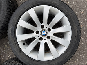 17" BMW style 244 originaalveljed 5x120 + naastrehvid 225/50 (4 foto / 7)