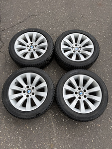 17" BMW style 244 originaalveljed 5x120 + naastrehvid 225/50 (7 foto / 7)