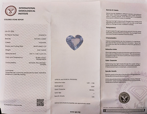 Танзанит 5.32 ct (5 фото из 5)