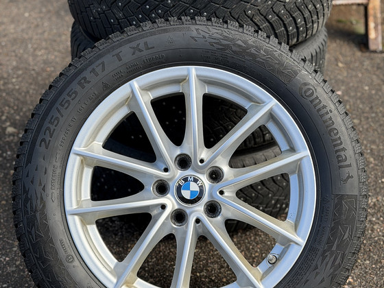 17" BMW style 618 originaalveljed 5x112 + naastrehvid 225/55