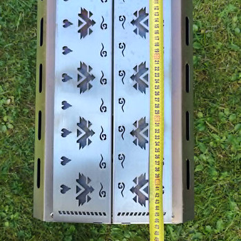 ASEQI roostevaba matkapliit / telgiahi / grillahi 49x27x50cm