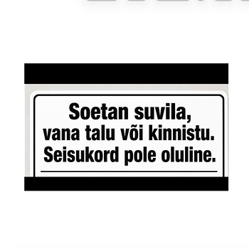 Kinnisvaraost, Suvila, Korter, Maa