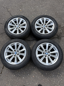 17" BMW style 236 originaalveljed 5x120 + 225/55/17 m+s (4 foto / 8)