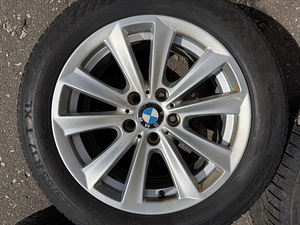 17" BMW style 236 originaalveljed 5x120 + 225/55/17 m+s (8 foto / 8)